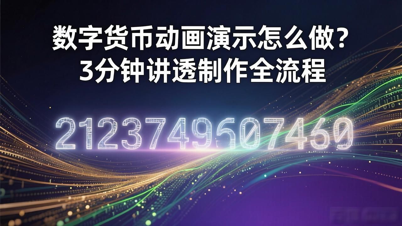 如何制作数字货币动画_数字货币动画演示_数字货币动画演示