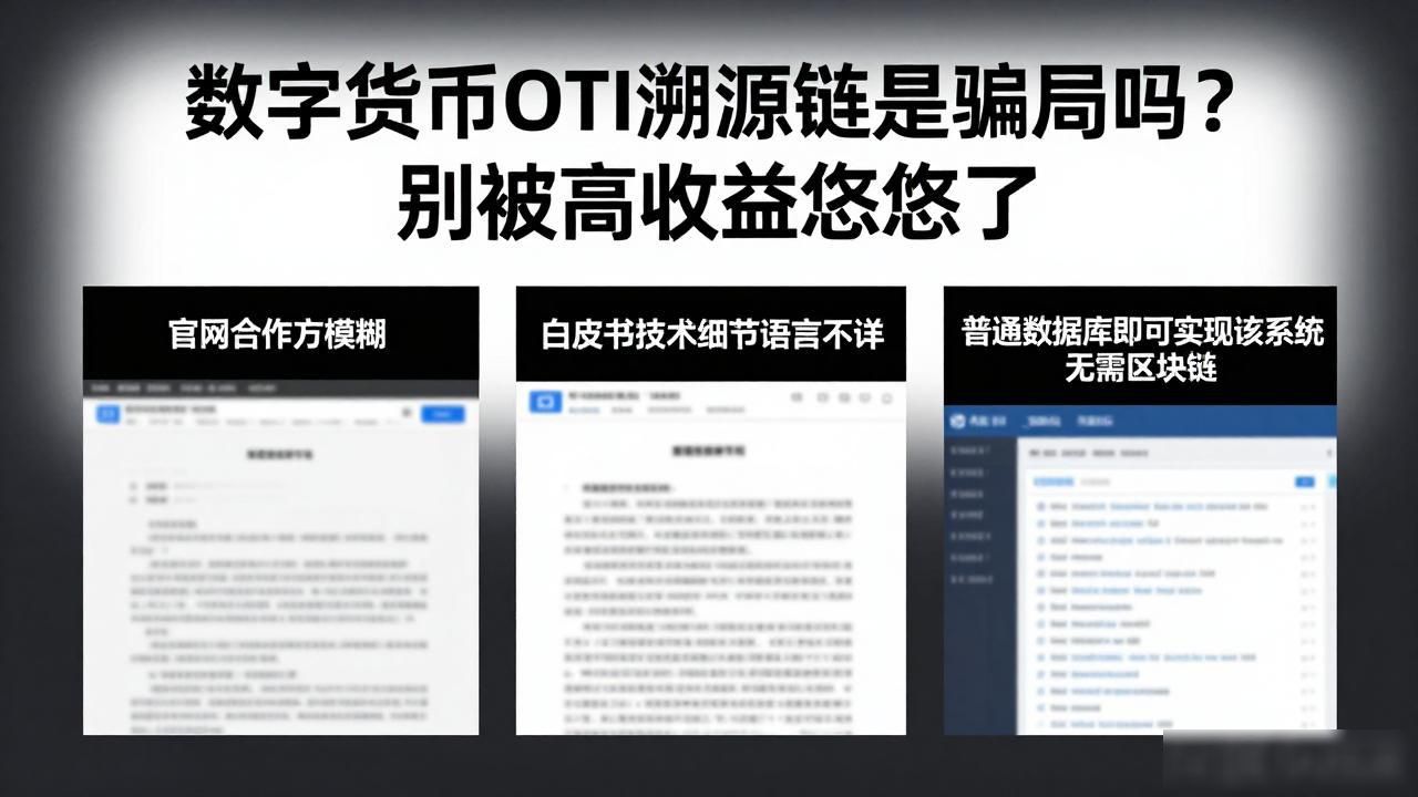 OTI溯源链_区块链溯源项目骗局_数字货币oti 溯源链是骗局吗