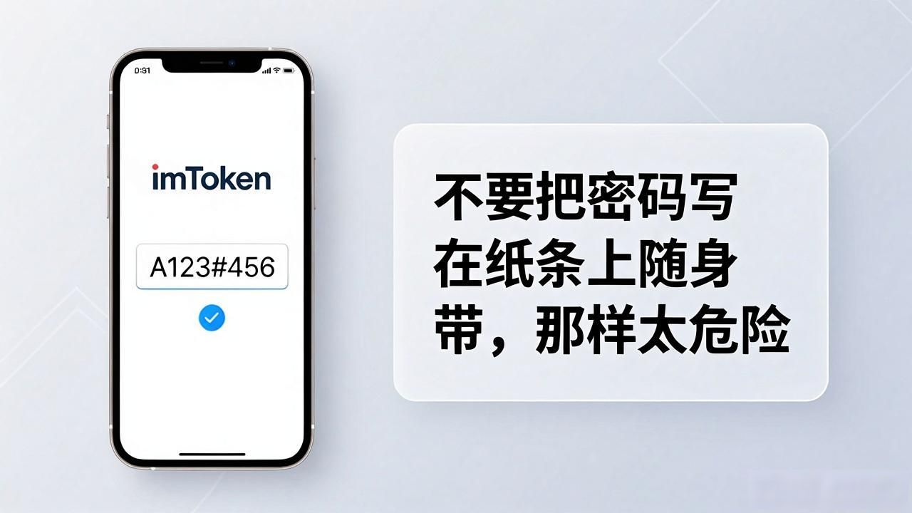 备份助记词安全存储_下载imToken官网APP后的首次设置指南_imToken钱包首次设置