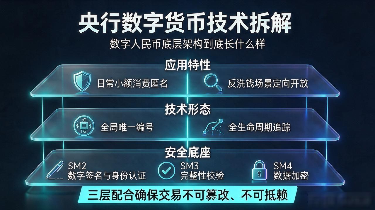 央行数字货币技术形态_数字人民币技术架构_央行数字货币