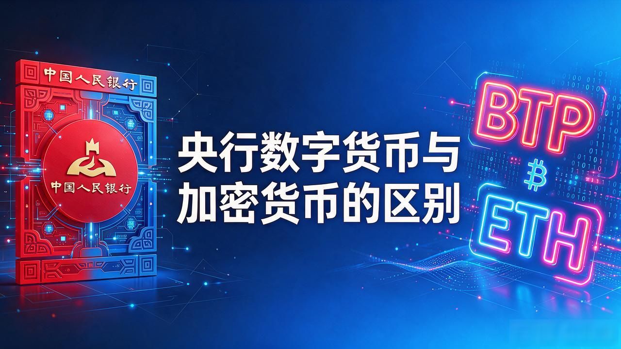 央行数字货币和加密货币的区别 数字人民币与比特币的核心差异 数字货币学术应用解析_金融学数字货币专题
