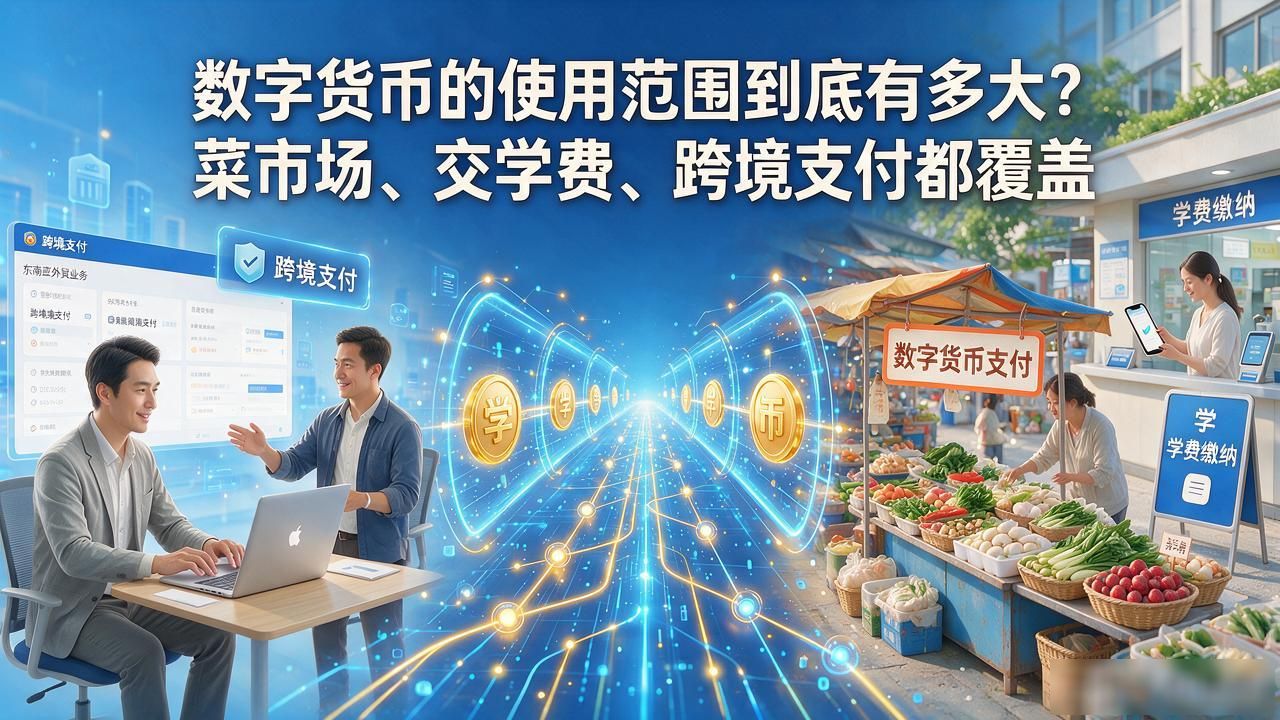数字人民币应用场景_数字人民币支付案例_数字货币的使用范围