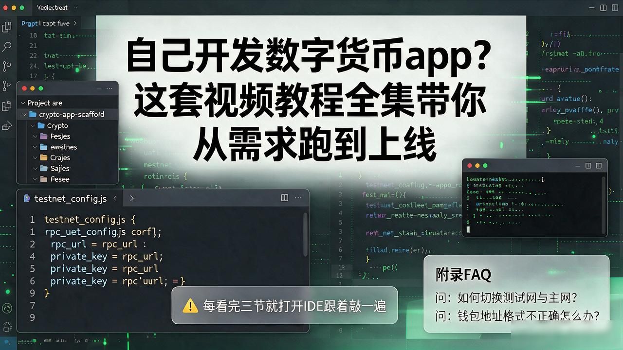 数字货币交易App开发教程_制作数字货币app视频教程全集_前端UI搭建后端撮合引擎