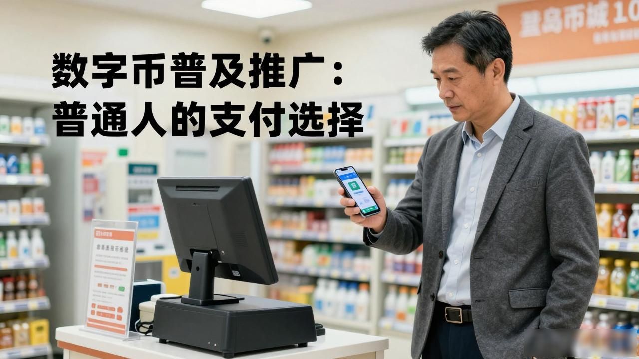 数字货币普及推广_央行数字货币试点_数字人民币支付场景