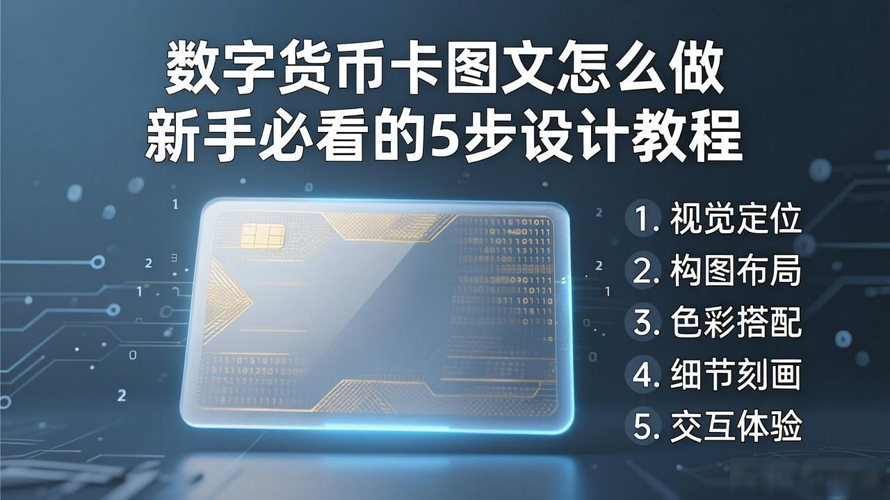 数字货币卡设计_图文设计思路_数字货币卡图文怎么做