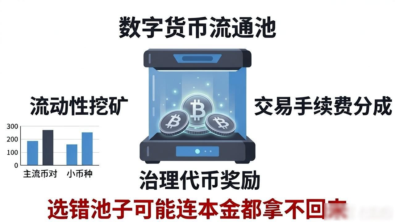 数字货币流通池运作原理_流动性挖矿收益分析_数字货币流通池的玩法