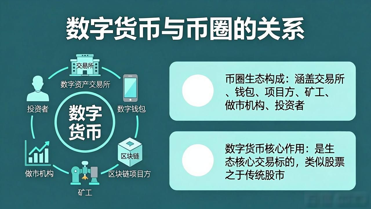 金融老兵区分数字货币和币圈的方法_数字货币与币圈的核心区别_数字货币和币圈的关系