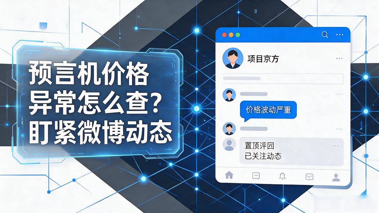 微博技术大V预警_预言机异常监测_数字货币预言机微博