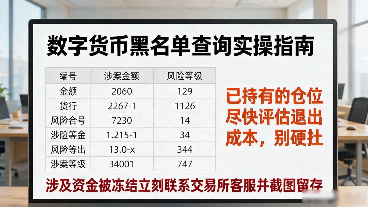 数字货币黑名单查询_数字货币黑名单查询_交易所合规公告页风险提示