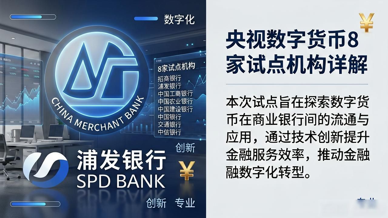 央视数字货币8家_国有大行股份制银行互联网平台生态_数字人民币试点核心机构