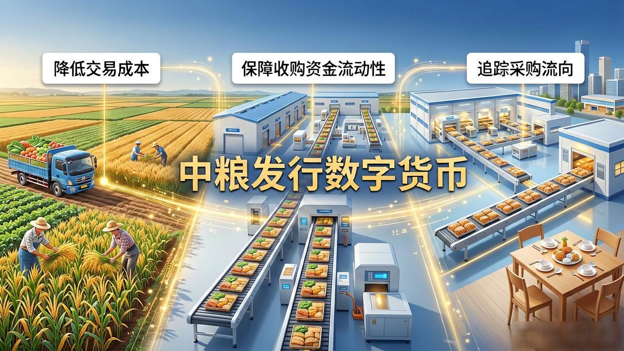 企业专属数字货币结算优化_中粮数字货币供应链金融_中粮发行数字货币