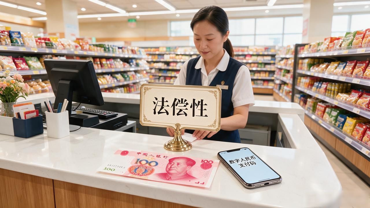 数字人民币与纸币法律地位相同_数字货币与纸币同等价_小卖部数字货币与纸币同等价