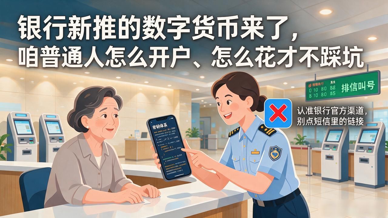 银行新推数字货币_数字货币开户流程_扫码支付场景