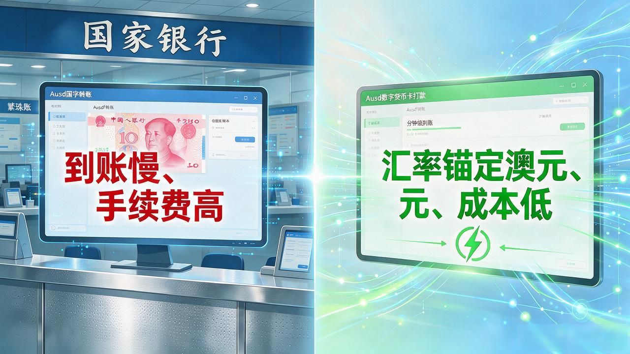 ausd数字货币卡处理跨境收支_墨尔本中式面馆ausd支付案例_ausd数字货币卡