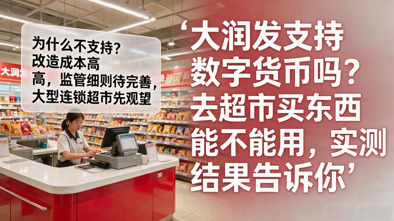 大润发支持数字货币吗_大润发数字货币支付_大润发收银系统支持数字货币吗