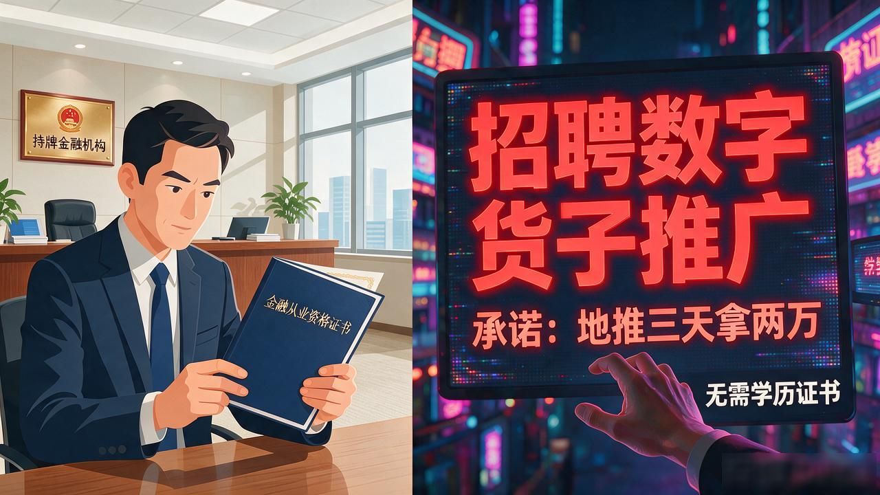 金融合规推广岗位陷阱_数字货币推广招聘骗局_招聘数字货币推广