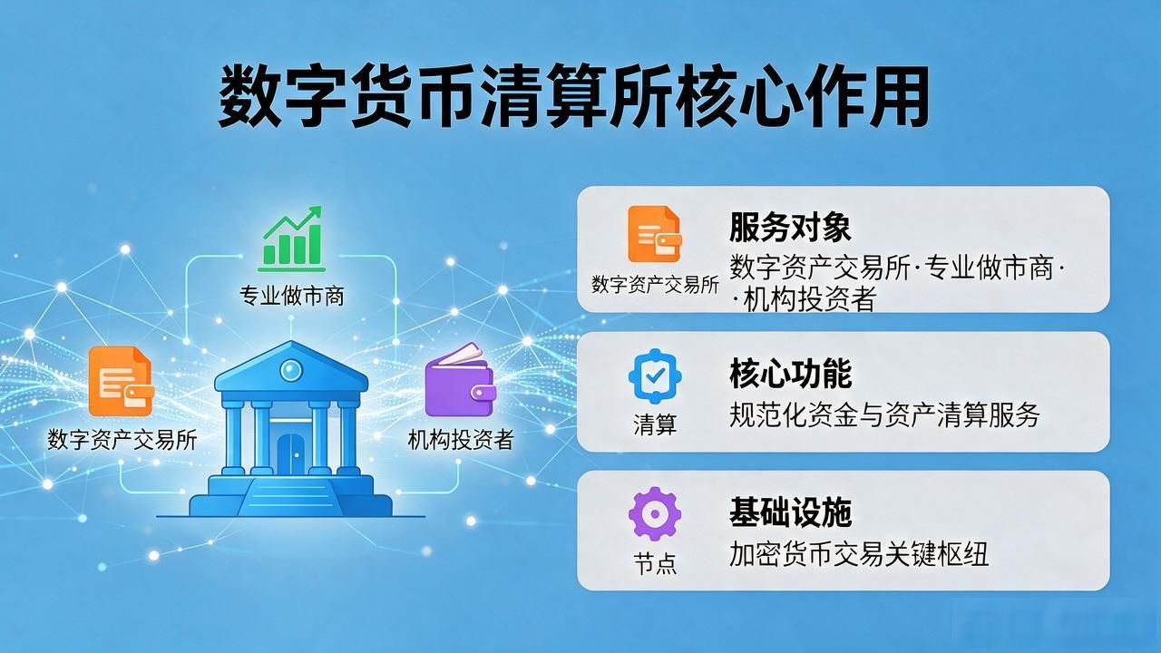 数字货币清算所_数字货币清算所区块链技术优势_数字货币清算所核心功能