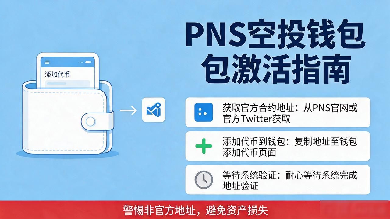 pns数字货币空投怎么激活_PNS数字货币空投激活流程_PNS空投钱包配置方法