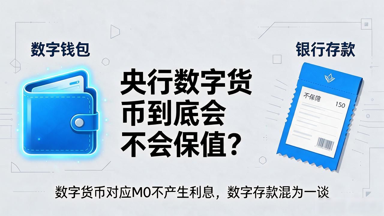 数字人民币和定期存款的区别_央行数字货币会保值吗_数字人民币会贬值吗