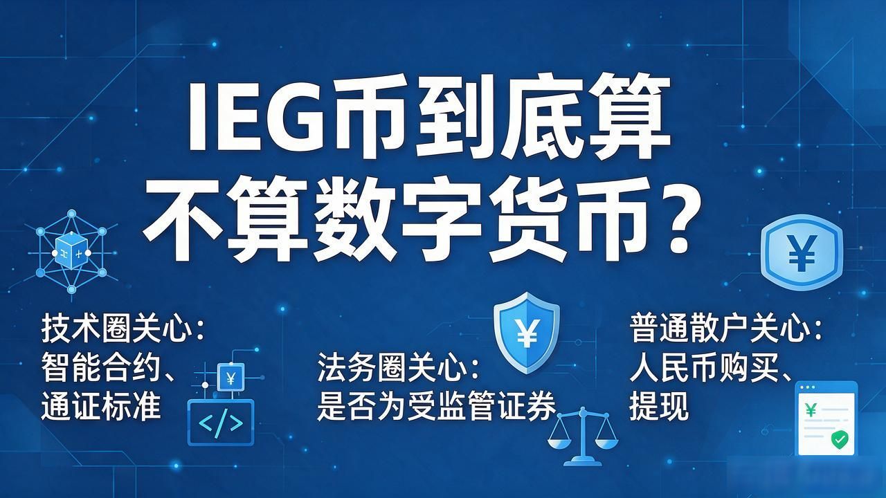 IEG币是否属于数字货币_ieg币算数字货币嘛_国内投资IEG币合规性风险