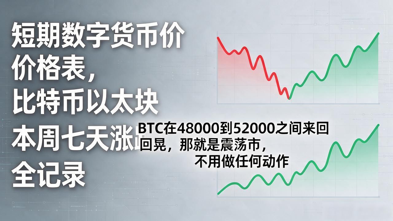 短期数字货币价格表怎么看_短期数字货币价格表_比特币以太坊SOL短期涨跌分析